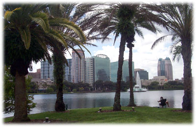 Lake Eola in Downtown Orlando, FL